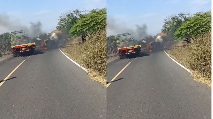 kecelakaan maut Truk vs Tossa