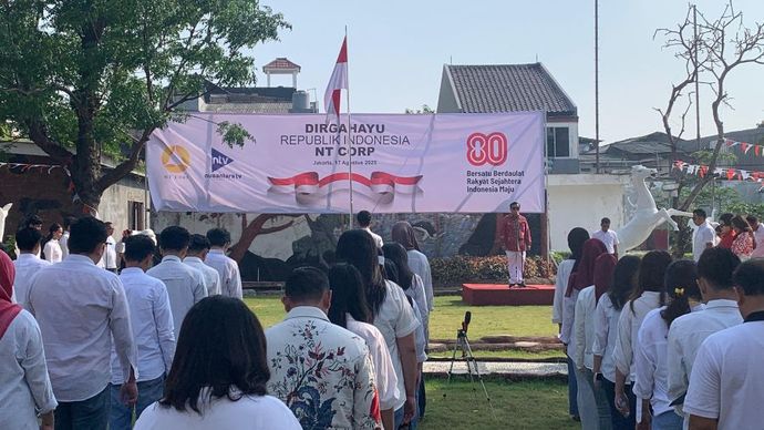 NT Corp Gelar Upacara Peringatan HUT RI ke-80 