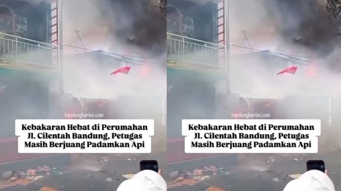 Kebakaran di burangrang bandung