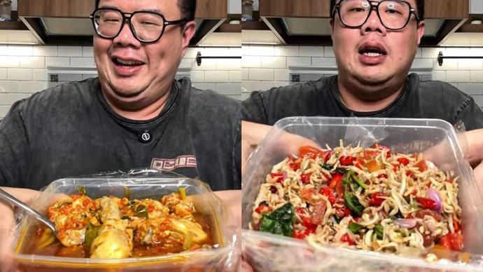 Ayam Woku dan sambal teri dabu-dabu Pinkan Mambo, seharga Rp250 ribu 