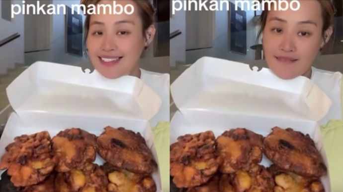 Pisang Goreng Hitam Pinkan Mambo