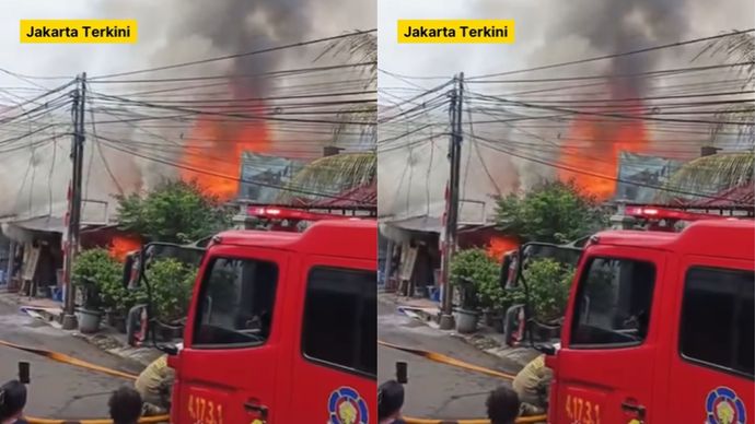 Petugas Damkar menerima laporan insiden tersebut pada pagi hari dan segera mengerahkan unit ke lokasi. Operasi pemadaman dimulai pukul 10.16 WIB, dan empat menit kemudian api berhasil dilokalisir agar tidak merembet lebih luas.