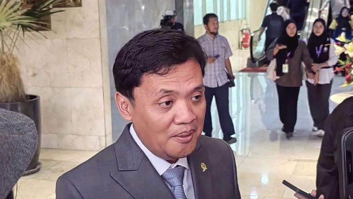 Ketua Komisi III DPR RI Habiburokhman di Kompleks Parlemen, Senayan, Jakarta, Kamis, 21 Agustus 2025.