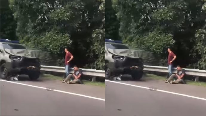 Kecelakaan di Tol Jagorawi KM 25 Arah Bogor