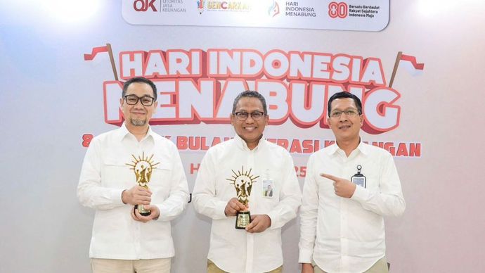 Pegadaian meraih penghargaan OJK Financial Literacy Award 2025. (Foto: Istimewa)