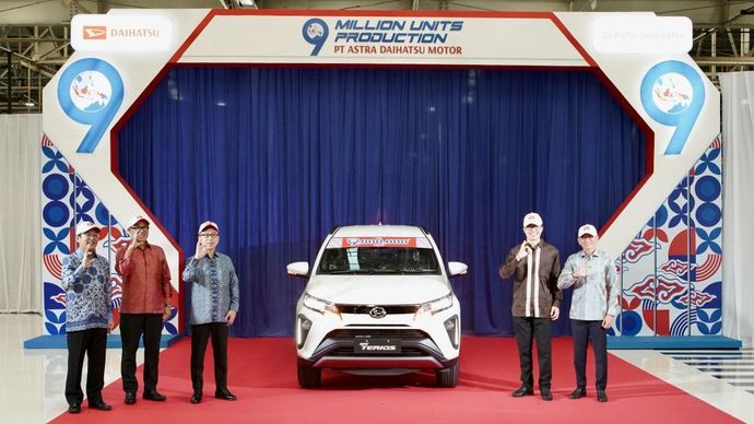 Daihatsu merayakan pencapaian 9 juta unit produksi di Indonesia bertema &quot;Bersama Sahabat Membangun Negeri&quot;. (Foto: Istimewa)