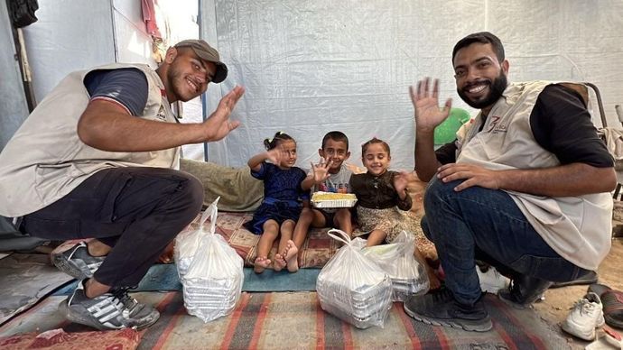 BAZNAS RI bersama Tempo Scan kembali menyalurkan bantuan kemanusiaan untuk masyarakat Gaza. (Foto: Istimewa)