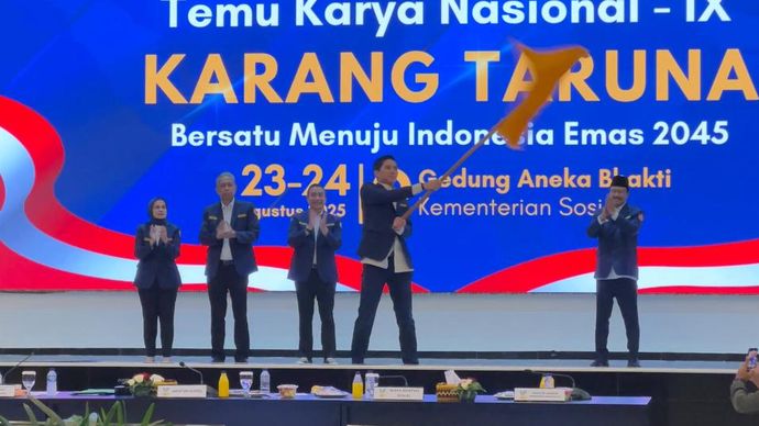 Budisatrio resmi terpilih sebagai Ketua Umum Pengurus Nasional Karang Taruna periode 2025-2030. 