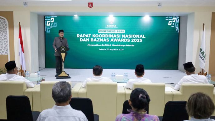 Badan Amil Zakat Nasional (BAZNAS) RI siap menggelar Rapat Koordinasi Nasional (Rakornas) dan BAZNAS Awards 2025 di Jakarta