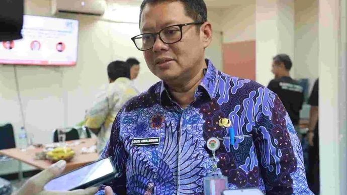 Kepala Diskominfotik Provinsi DKI Jakarta, Budi Awaluddin saat dijumpai di Balai Kota.