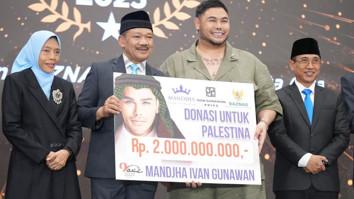 Di Acara BAZNAS Awards 2025, Ivan Gunawan Donasikan Rp2 Miliar untuk Palestina