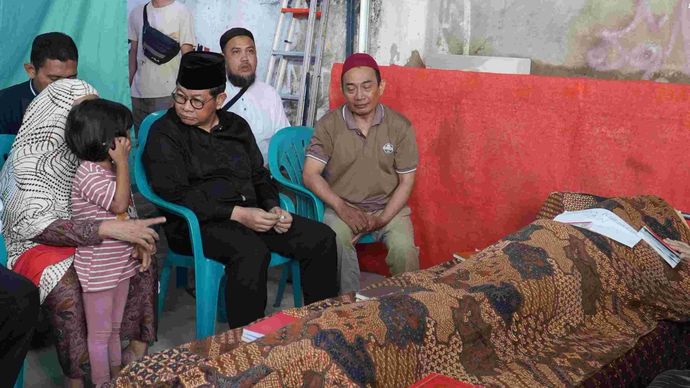 Pramono Anung Melayat Affan Kurniawan