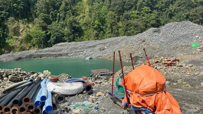 Kondisi Sungai Wariori di Kabupaten Manokwari, Papua Barat. (ANTARA/Dokumentasi Pribadi)