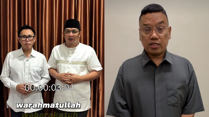 Pasha Ungu, Uya Kuya dan Eko Patrio