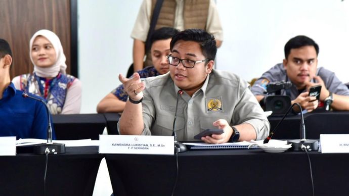 Anggota Komisi VI DPR dari Fraksi Gerindra, Kawendra Lukistian,