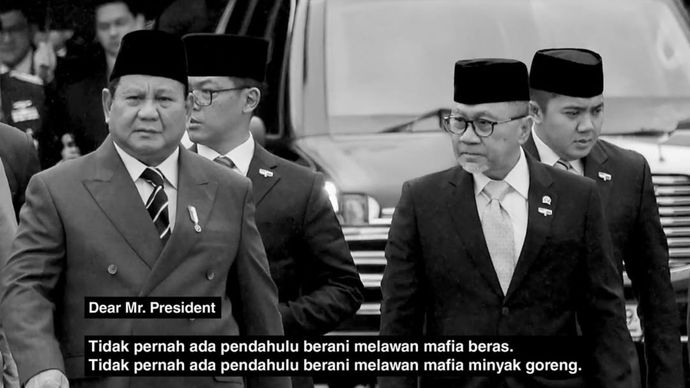 Presiden Prabowo Subianto dan Menteri Koordinator Bidang Pangan sekaligus Ketua Umum Partai Amanat Nasional (PAN), Zulkifli Hasan atau Zulhas.