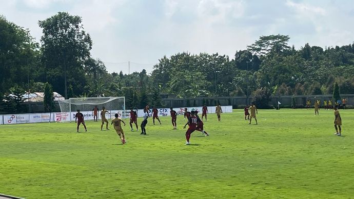 Persija Jakarta U-16 vs Bhayangkara Presisi Lampung FC U-16 di ajang Nusantara Open 2025.