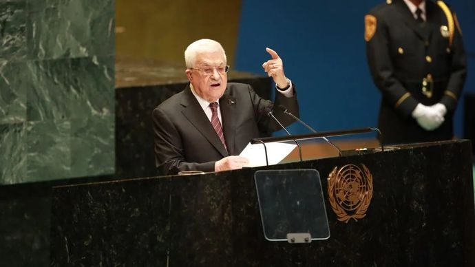 Presiden Palestina Mahmoud Abbas. ANTARA/Xinhua.