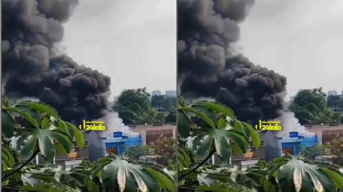 Ruko di Kemang Selatan, Cilandak Timur, Jakarta Selatan di laporkan terbakar pada Minggu (31/08/25) sekitar pukul 16.00 WIB