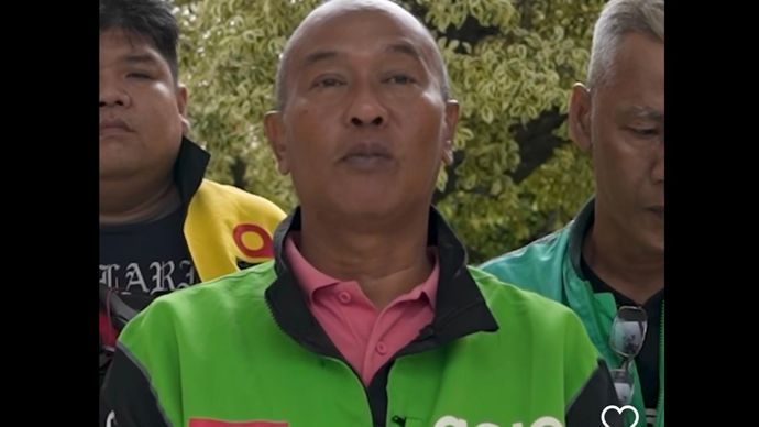 Perwakilan driver ojol yang bertemu Wakil Presiden Gibran Rakabuming Raka. 