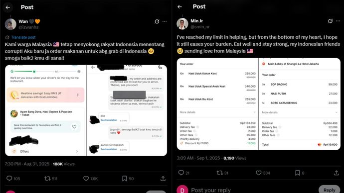 Netizen Luar Negeri Bantu Ojol Indonesia