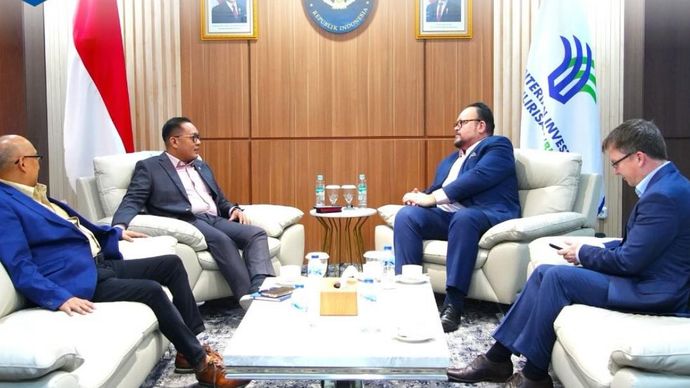 Wakil Menteri Investasi dan Hilirisasi/Wakil Kepala BKPM Todotua Pasaribu diskusi peluang investasi dengan investor Australia