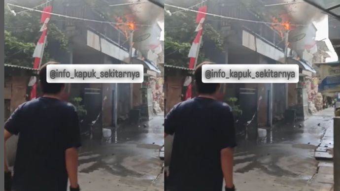 kebakaran di kapuk rawabagus
