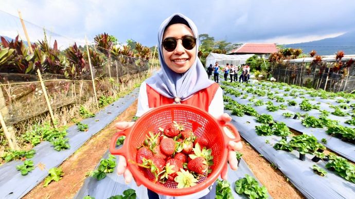Pertamina mendorong pemberdayaan masyarakat dan pertumbuhan ekonomi lokal melalui Desa Energi Berdikari. (Foto: Istimewa/Pertamina)