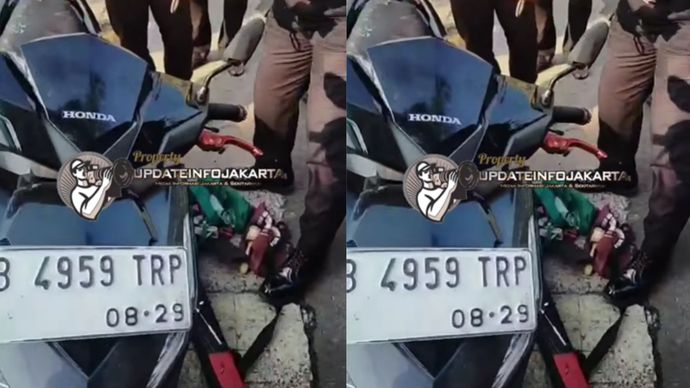 Seorang pria yang belum diketahui identitasnya mengalami kecelakaan tunggal di Jalan Warung Jati Barat, Pasar Minggu Jakarta Selatan pada Sabtu ( 06/09 ) pagi sekitar pukul 08.00 WIB dekat perumahan Warung Buncit Permai