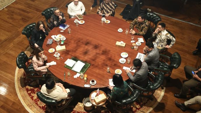 Presiden Prabowo Lakukan Pertemuan dengan Pimpinan Sejumlah Media