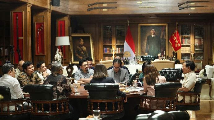 Presiden Prabowo Lakukan Pertemuan dengan Pimpinan Sejumlah Media