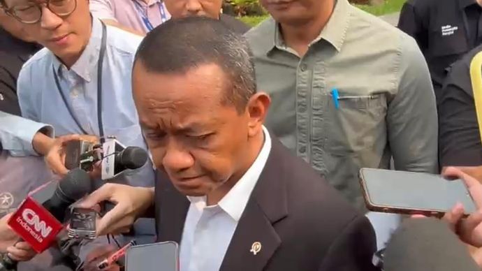 Menteri Energi dan Sumber Daya Mineral (ESDM) Bahlil Lahadalia 