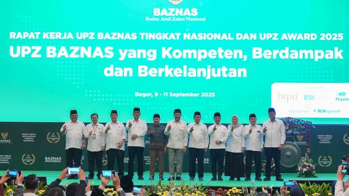 Perkuat Tata Kelola Zakat, BAZNAS RI Gelar Rakernas UPZ dan UPZ Award 2025