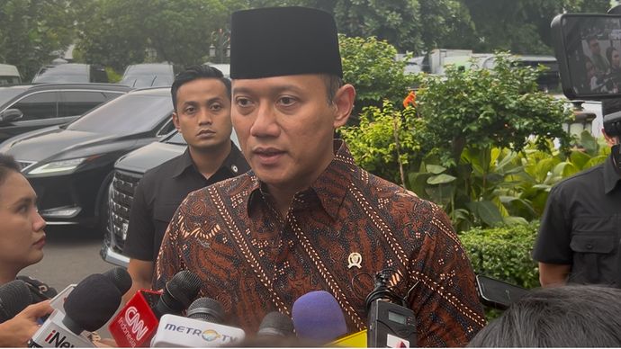 Ketua Umum Partai Demokrat yang juga menjabat sebagai Menko Infrastruktur dan Pembangunan Kewilayahan, Agus Harimurti Yudhoyono (AHY)