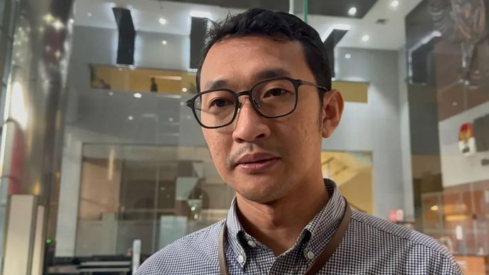 Juru Bicara Komisi Pemberantasan Korupsi Budi Prasetyo memberikan keterangan di Gedung Merah Putih KPK, Jakarta, Kamis (4/9/2025).