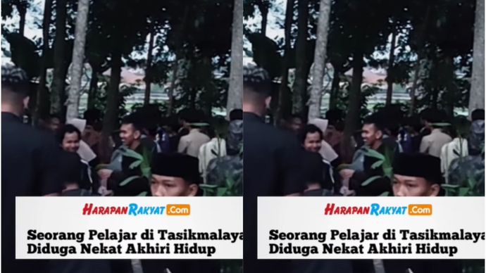 Geger seorang pelajar laki - laki berumur 17 tahun di temukan tewas diduga mengakhiri hidup di area pemakaman, Kampung Panyarang, Keluarahan Mangkubumi, Kecamatan Mangkubumi, Kota Tasikmalaya, Kamis (11/9/2025). Kini mayat tersebut dievakuasi ke Kamar Mayat RSUD dr Sokardjo Kota Tasikmalaya oleh petugas kepolisian. Belum diketahui pasti penyebab pelajar tersebut nekat akhiri hidupnya.