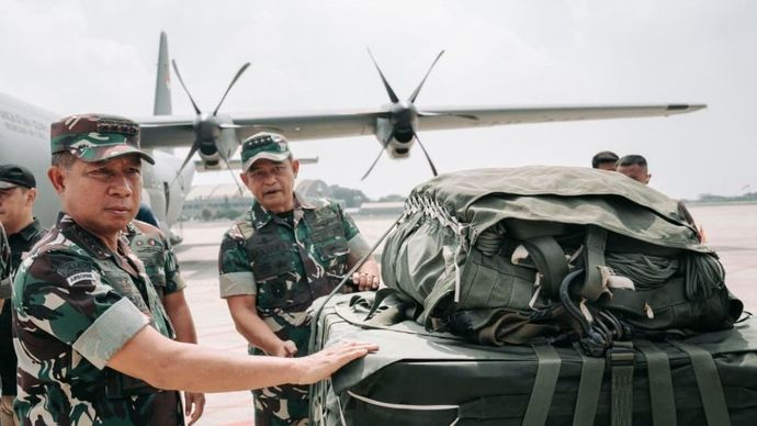 Panglima TNI Jenderal TNI Agus Subiyanto memerintahkan pengiriman pasukan terpilih TNI untuk melaksanakan misi kemanusiaan di Gaza, Palestina, sejak 17 Agustus 2025. (Foto: Istimewa)