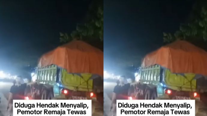 Insiden tragis terjadi di Jalan Raya Cadas, Kecamatan Sepatan, Kabupaten Tangerang. Seorang remaja laki-laki berinisial IJ, 21, tewas mengenaskan setelah terlindas dump truk bermuatan material bangunan.