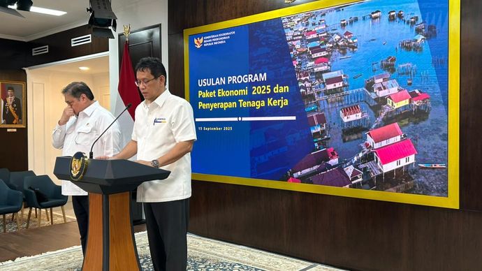 Menkeu Purbaya Yudhi Sadewa dan Menko Ekonomi Airlangga Hartarto 