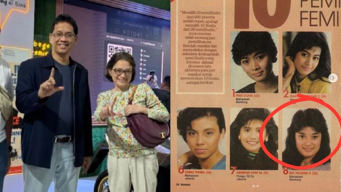 Menkeu Purabaya dan Istri Ida Yulidina