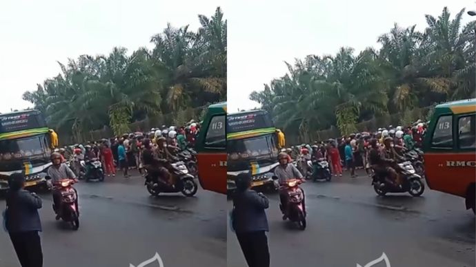Dua wanita muda mengalami kecelakaan maut usai sepeda motor yang mereka kendarai bersenggolan dengan sebuah Bus Pinem di Jalan Sisingamangaraja, tepatnya di kawasan Timbang Deli, Kecamatan Medan Amplas, Sabtu (13/9/2025) sore.