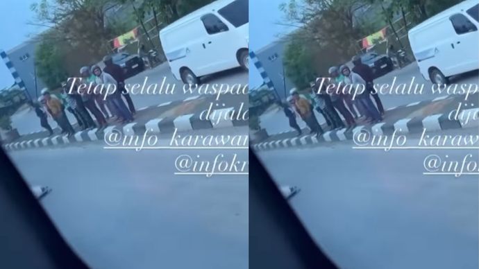 Pemotor Tewas di Klari Karawang