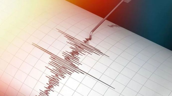 Ilustrasi - Seismograph gempa bumi. 