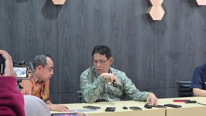 Menteri Keuangan RI Purbaya Yudhi Sadewa di Kantor Kementerian Keuangan di Jakarta, Jumat, 19 September 2025.