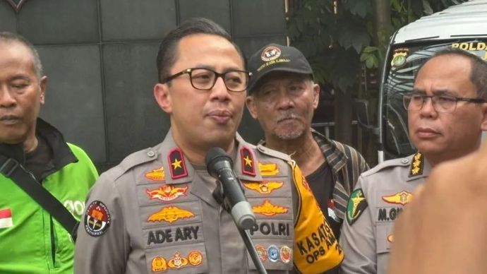 Kabid Humas Polda Metro Jaya Brigjen Pol Ade Ary menggelar jumpa pers di Jakarta, Jumat 19 september 2025. ANTARA/Dokumentasi Pribadi.