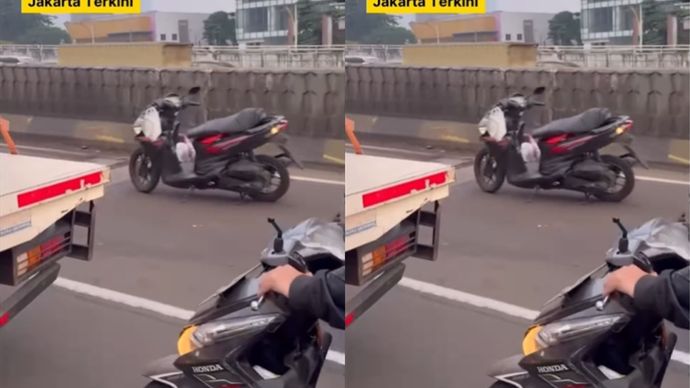 Pengendara Motor Tewas di Flyover Pancoran Pagi Ini