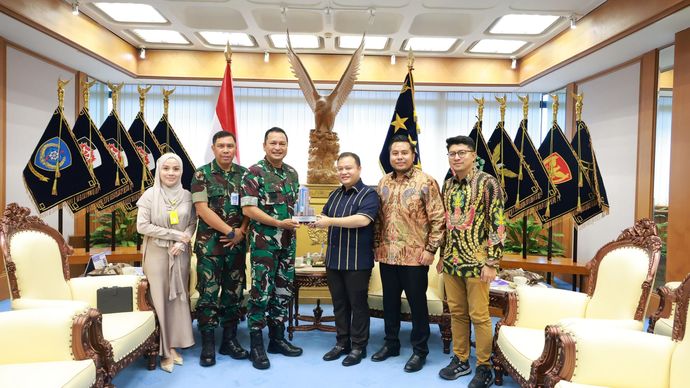 Audiensi Direksi Nusantara TV bersama Marsekal TNI Tonny Harjono (KSAU) di Mabes TNI AU.