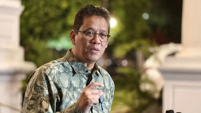 Menteri Keuangan Purbaya Yudhi Sadewa saat menyampaikan keterangan di kompleks Istana Kepresidenan, Jakarta, Jumat, 19 September 2025.