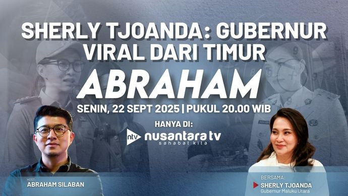 Program &quot;Abraham&quot; tayang setiap Senin pukul 20.00 WIB hanya di Nusantara TV.