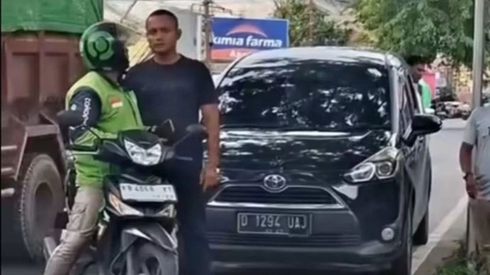 Driver Ojol Dipukul Oknum TNI
